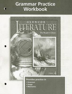 Cover of Glencoe Literature Grade 9 Grammar Practice Workbook