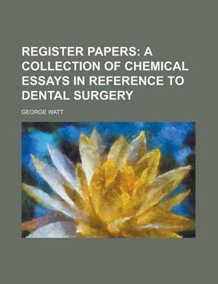 Book cover for Register Papers