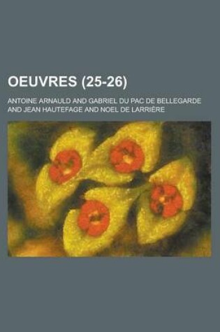 Cover of Oeuvres (25-26 )