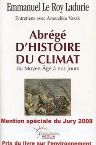 Cover of Abrege D'Histoire Du Climat