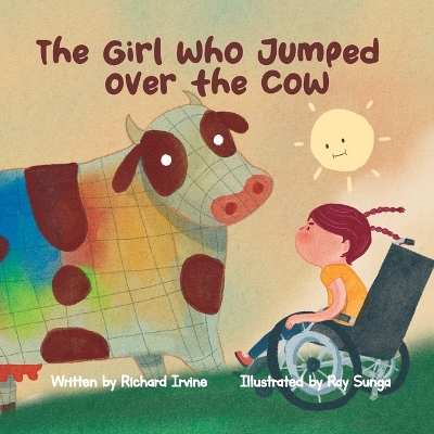 Book cover for The girl who jumped over the cow