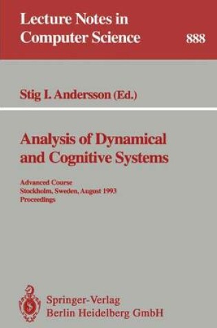 Cover of Analysis of Dynamical and Cognitive Systems