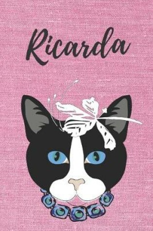 Cover of personalisiertes Notizbuch Katze / Notizheft / Journal / Malbuch / Tagebuch / Kritzelbuch / DIN A5 / Geschenk Ricarda