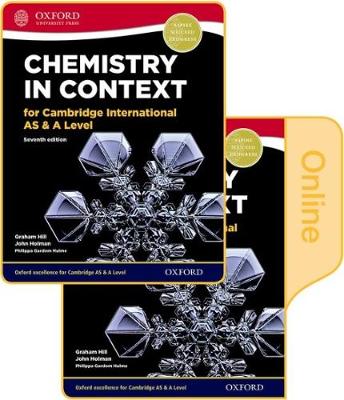 Book cover for Chemistry in Context for Cambridge International AS & A Level Print & Online Student Book Pack