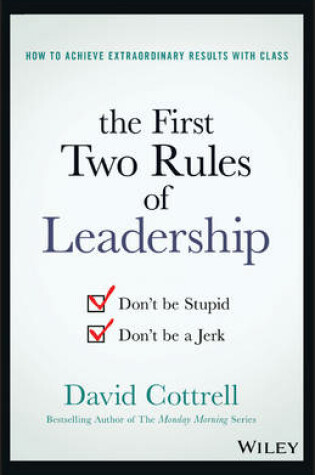 Cover of The First Two Rules of Leadership