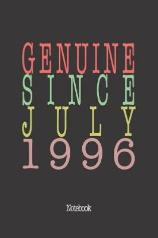 Cover of Genuine Since July 1996