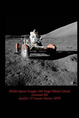 Book cover for NASA Space Image 100 Page Blank Lined Journal #4 Apollo 17 Lunar Rover 1972