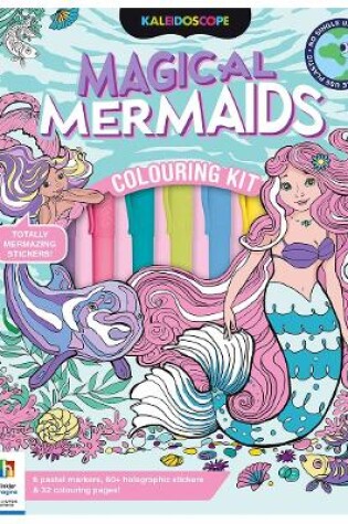 Cover of Kaleidoscope Colouring Kit Pastel Mermaids and More