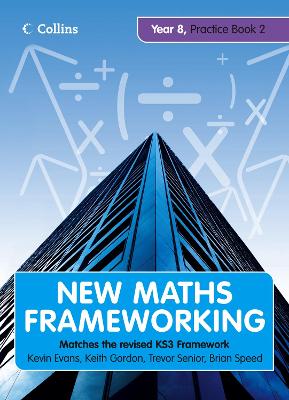 Book cover for New Maths Frameworking - Year 8 Practice Book 2 (Levels 5-6)