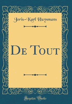 Book cover for de Tout (Classic Reprint)