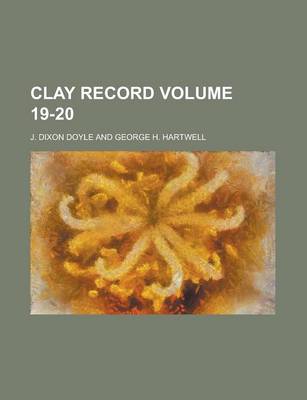 Book cover for Clay Record Volume 19-20