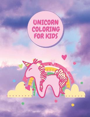 Book cover for Unicorn Coloring for Kids