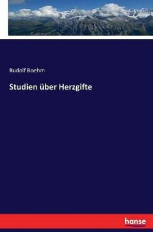 Cover of Studien über Herzgifte