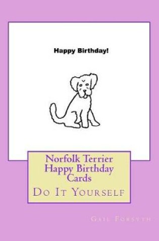 Cover of Norfolk Terrier Happy Birthday Cards