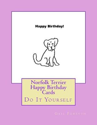 Book cover for Norfolk Terrier Happy Birthday Cards