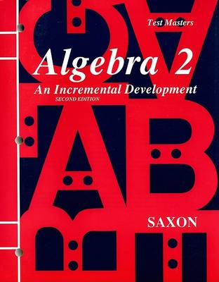 Cover of Algebra 2 Test Master