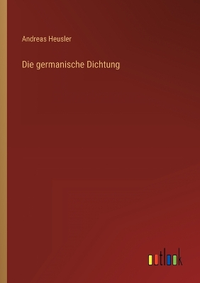 Book cover for Die germanische Dichtung