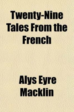 Cover of Twenty-Nine Tales from the French