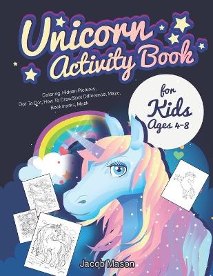 Book cover for Unicorn Activity Book for Kids Ages 4-8