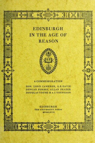 Cover of Edinburgh in the Age of Reason