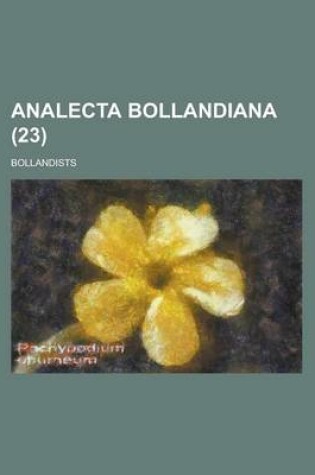 Cover of Analecta Bollandiana (23)