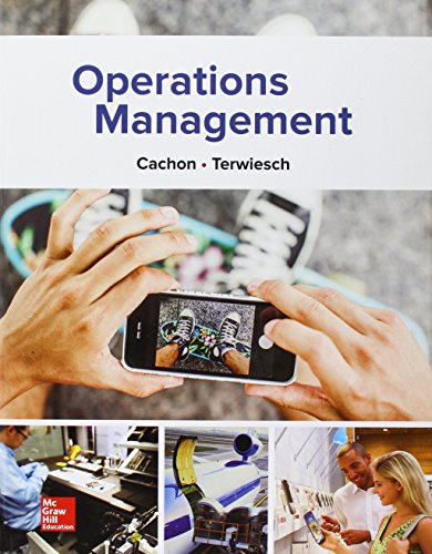 Book cover for Operations Management with Connect