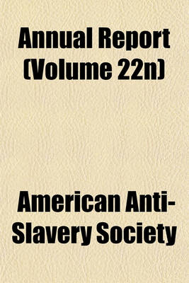 Book cover for Annual Report (Volume 22n)