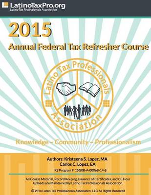 Book cover for 2015 Annual Federal Tax Refresher Course