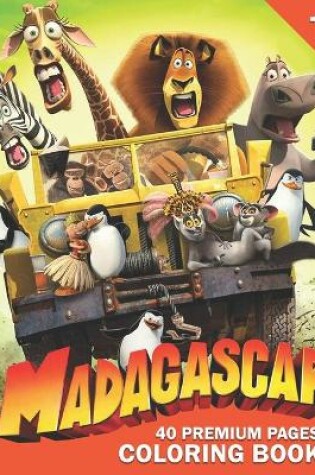 Cover of Madagascar Coloring Book Vol1
