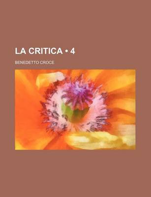 Book cover for La Critica (4)
