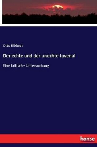 Cover of Der echte und der unechte Juvenal