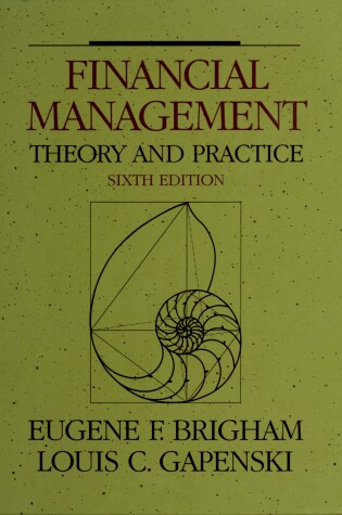 Cover of Brigham Financial Manmt:Theory/Practice 6e