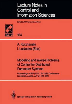 Cover of Modelling and Inverse Problems of Control for Distributed Parameter Systems