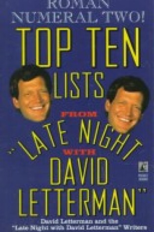 Cover of Roman Numeral Two! Top Ten Lists from "Late Night with David Letterman"