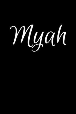 Book cover for Myah