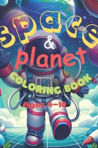 Cover of Space and planet coloring book