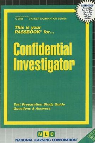 Cover of Confidential Investigator