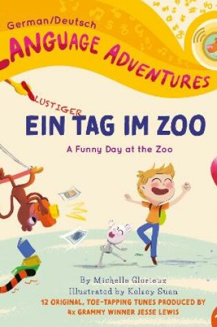 Cover of Ein lustiger Tag im Zoo (A Funny Day at the Zoo, German / Deutsch language)