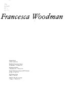 Book cover for Francesca Woodman