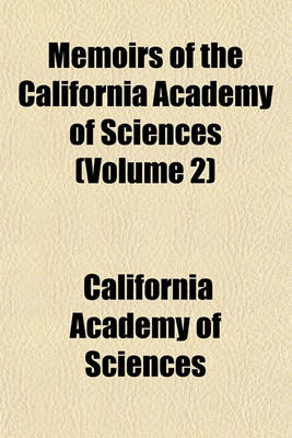 Book cover for Memoirs of the California Academy of Sciences (Volume 2)