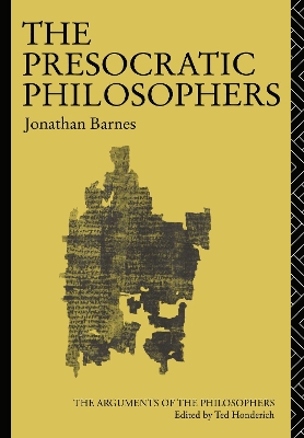 Book cover for The Presocratic Philosophers