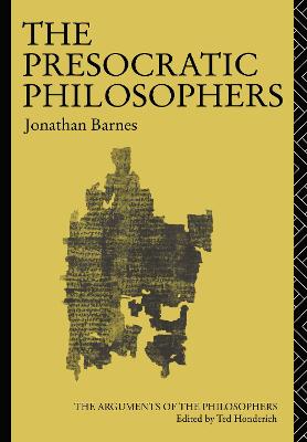 Book cover for The Presocratic Philosophers