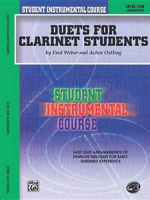 Book cover for Duets for Clarinet Students Level I