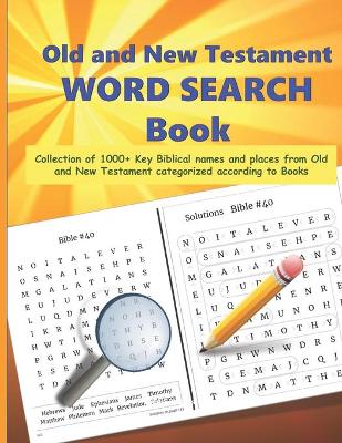 Book cover for Old and New Testament WORD SEARCH Book