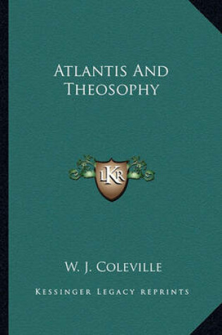Cover of Atlantis and Theosophy