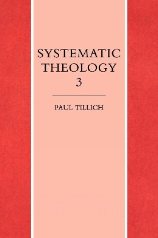 Cover of Systematic Theology Volume 3