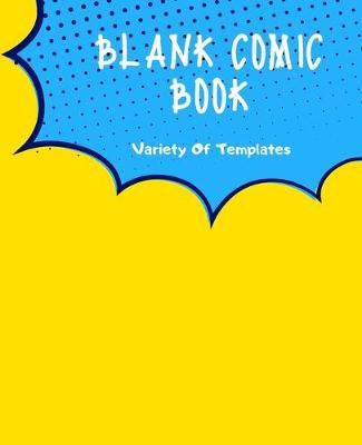 Book cover for Blank comic Book Variety Of Templates