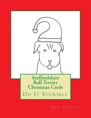 Book cover for Staffordshire Bull Terrier Christmas Cards