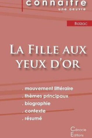 Cover of Fiche de lecture La Fille aux yeux d'or de Balzac (Analyse litteraire de reference et resume complet)