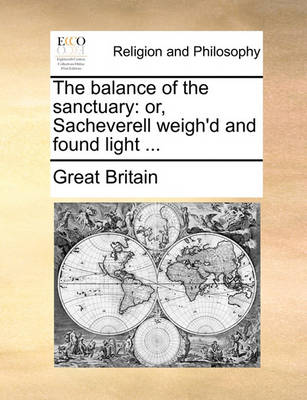 Book cover for The Balance of the Sanctuary